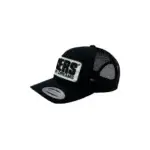 Čierna šiltovka „Trucker“ – so šiltom a nášivkou s logom